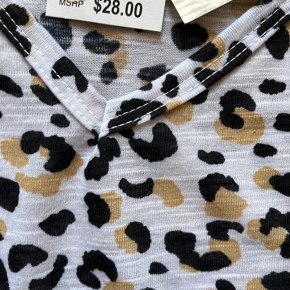 Miken leopard swimsuit coverup, size large - Picture 5 of 6